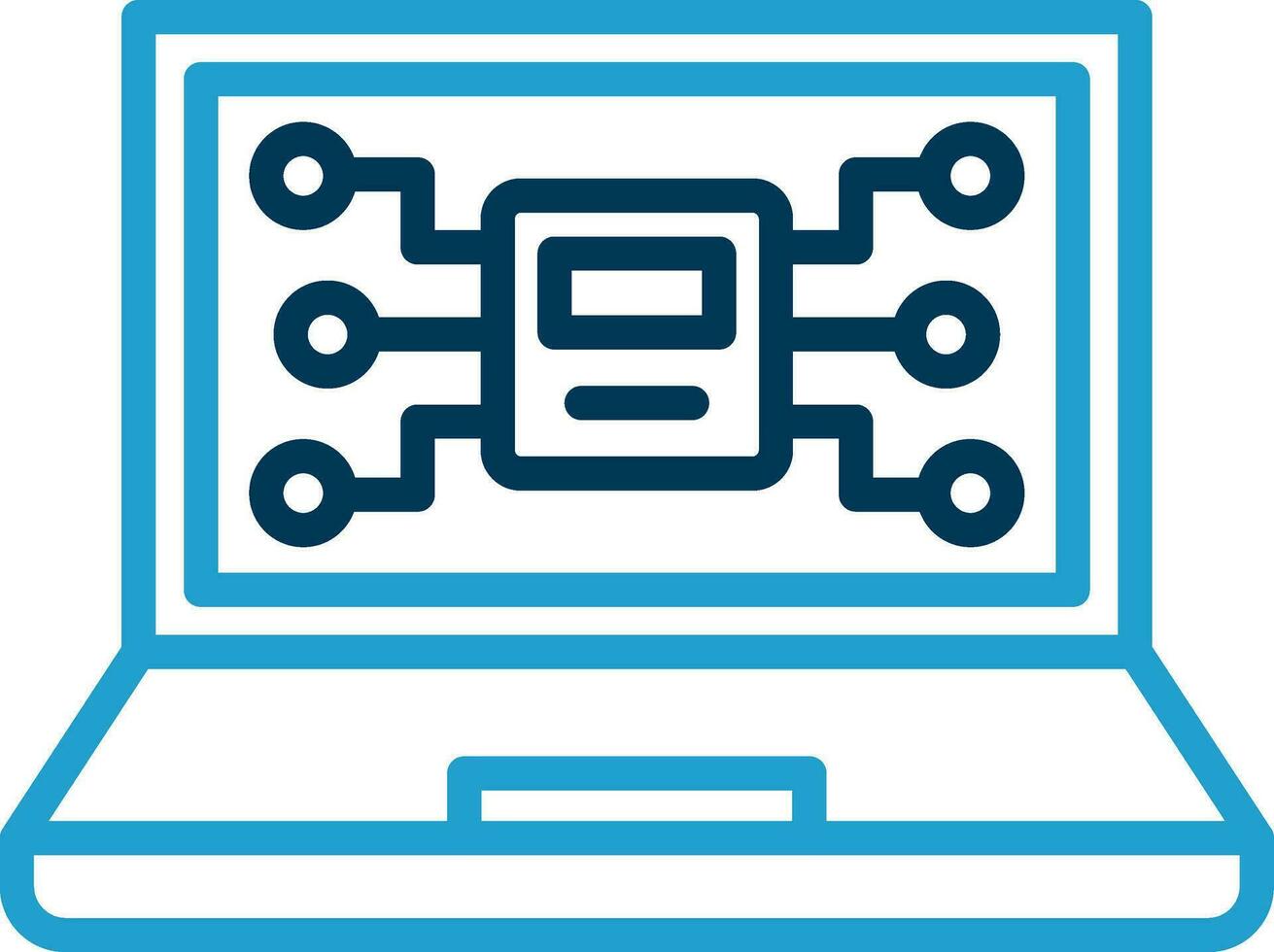 AI-Driven Mysteries Vector Icon Design