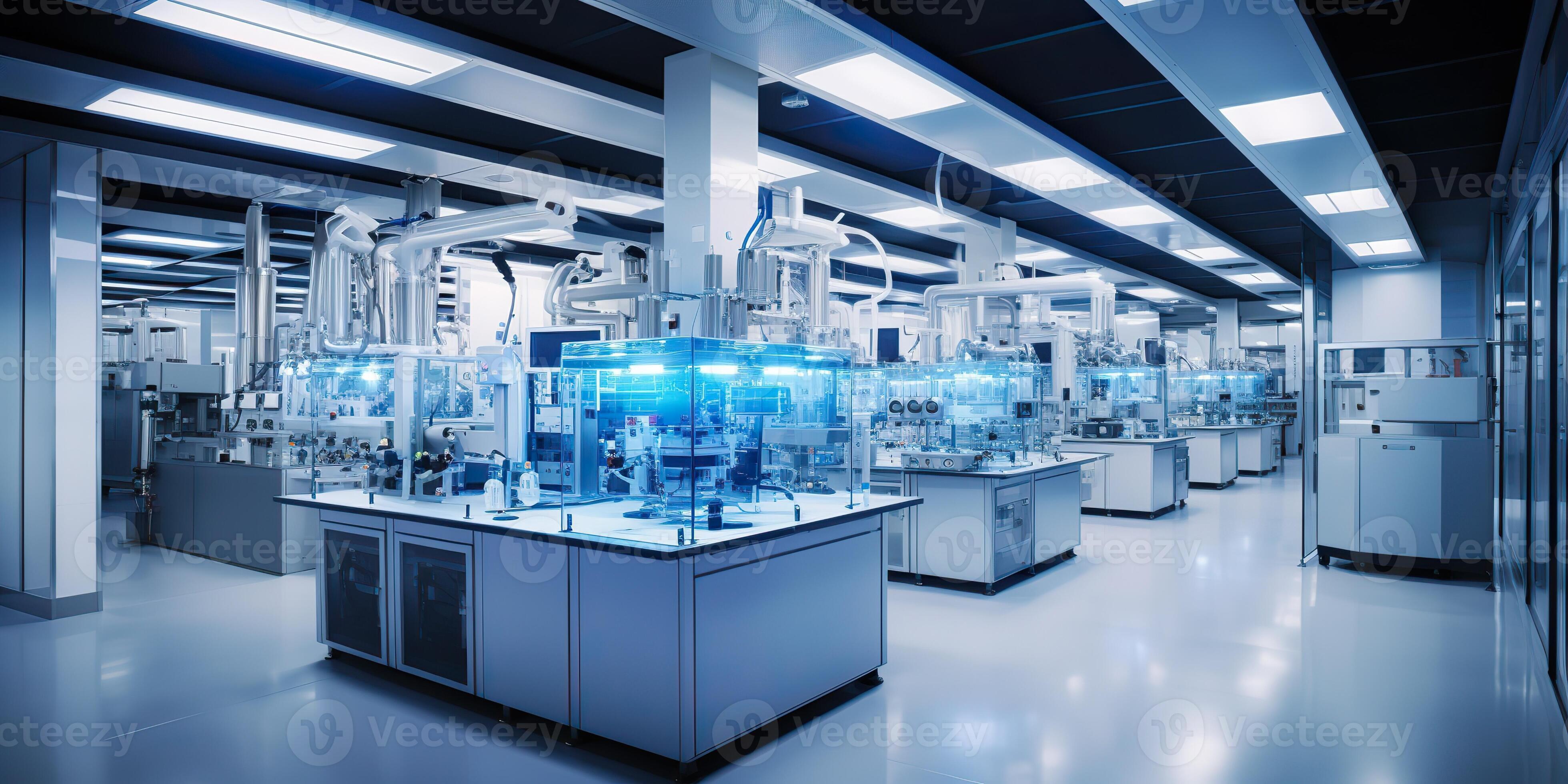 AI Generated. AI Generative. Modern laboratory medicine research lab