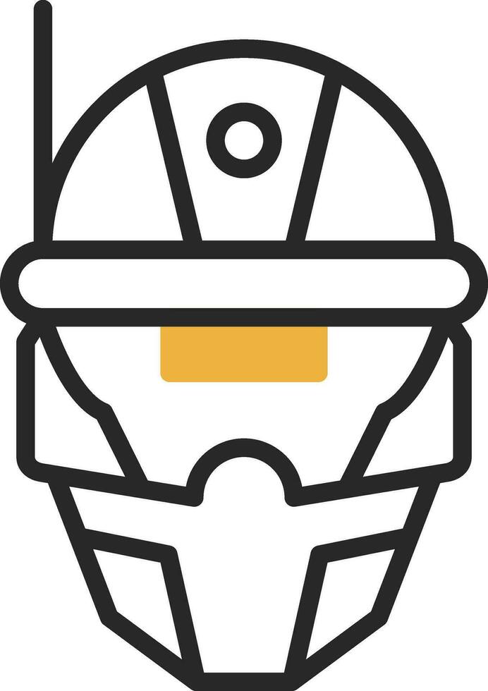 ciberespacio casco vector icono diseño