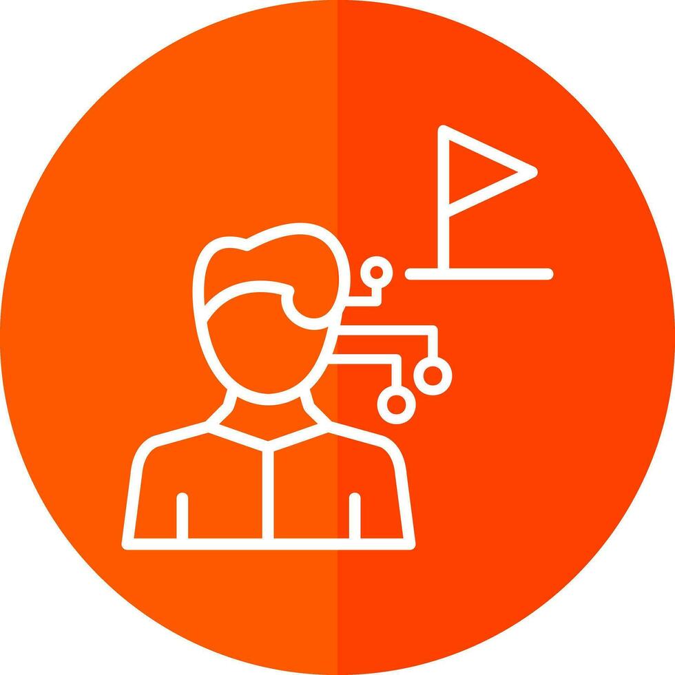AI Tour Guide Vector Icon Design