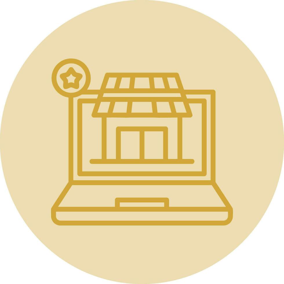 AR Retail Experience Vector Icon Design