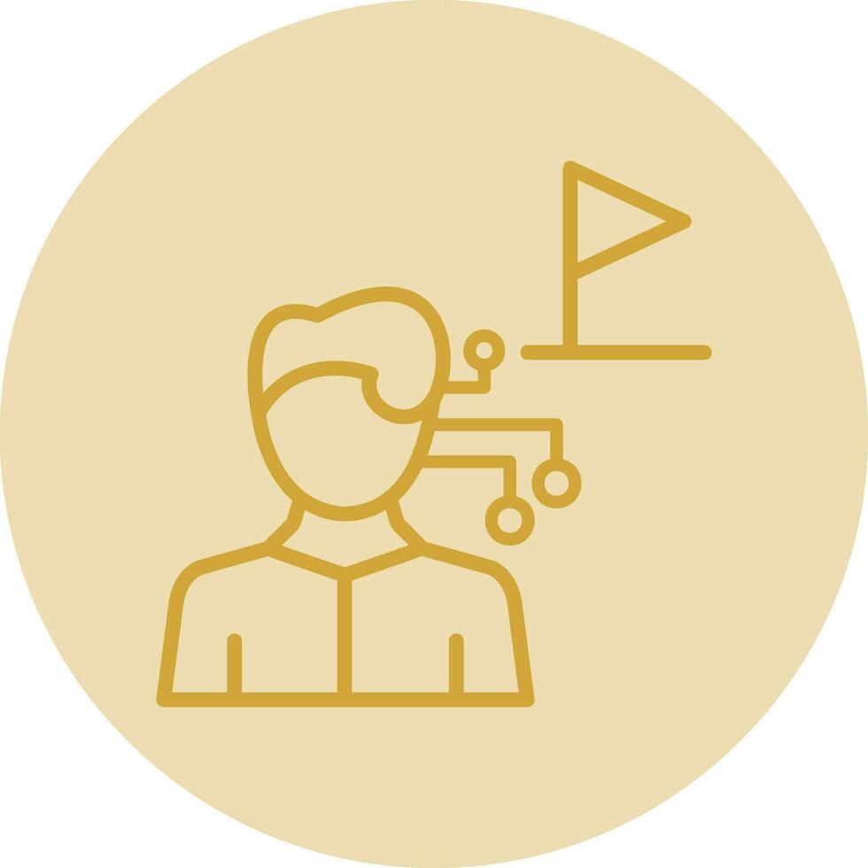 AI Tour Guide Vector Icon Design