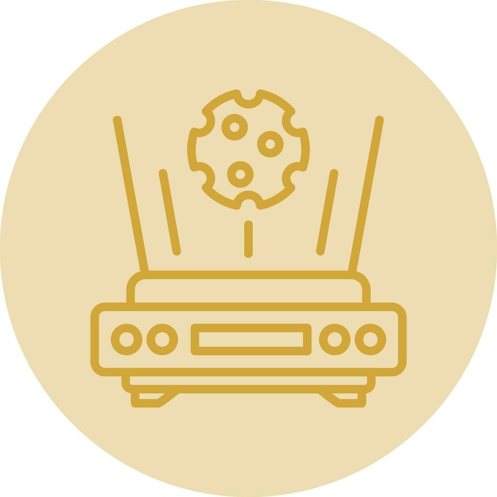 Holodeck Chamber Vector Icon Design