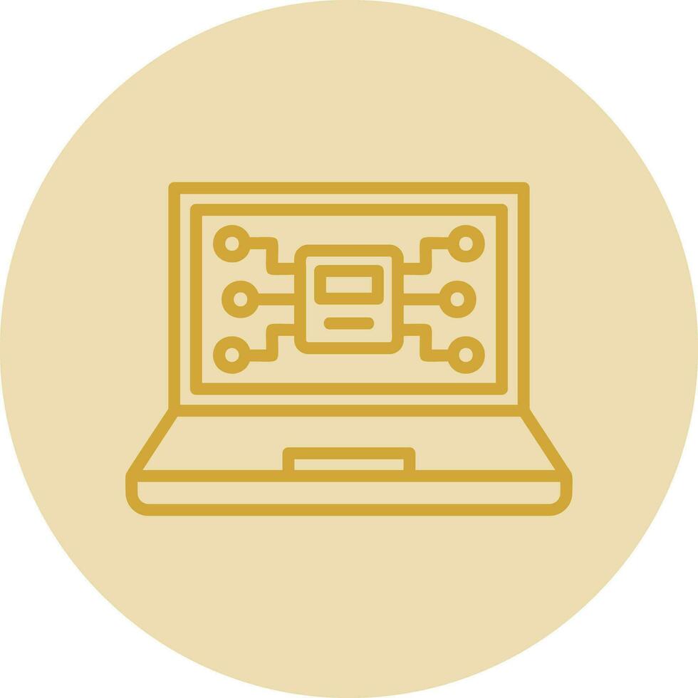 AI-Driven Mysteries Vector Icon Design