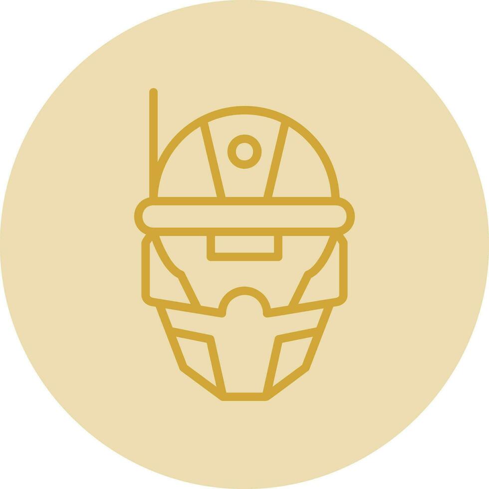 ciberespacio casco vector icono diseño