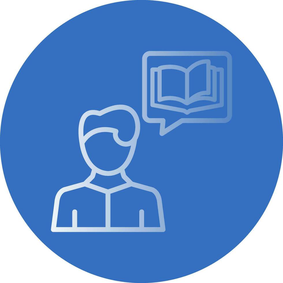 Interactive Storytelling Vector Icon Design