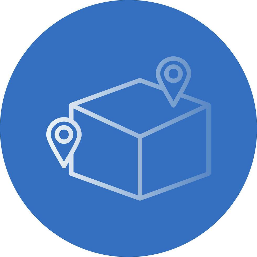 Spatial Mapping Vector Icon Design