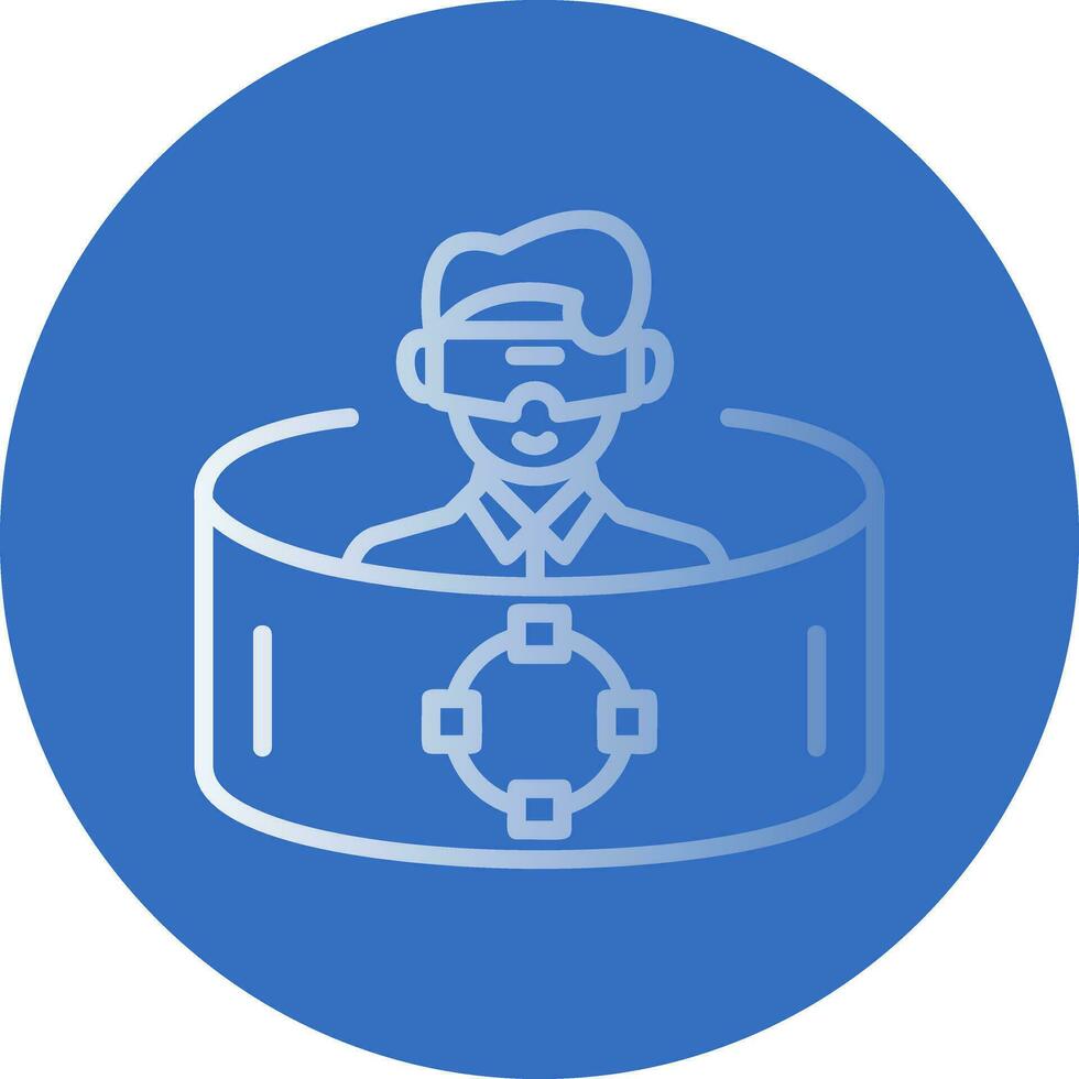 Immersive Simulation Vector Icon Design