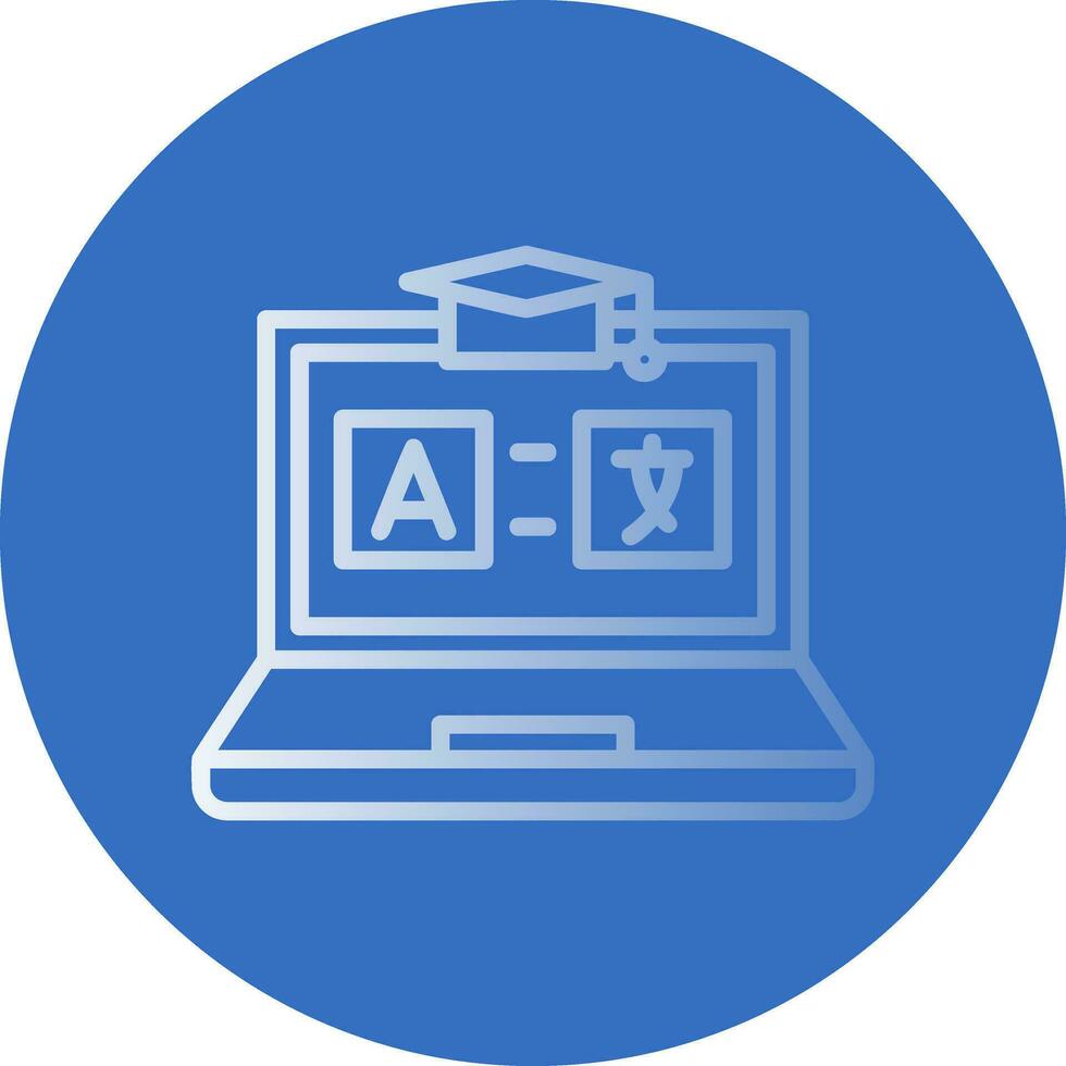 AR Language Learning Vector Icon Design