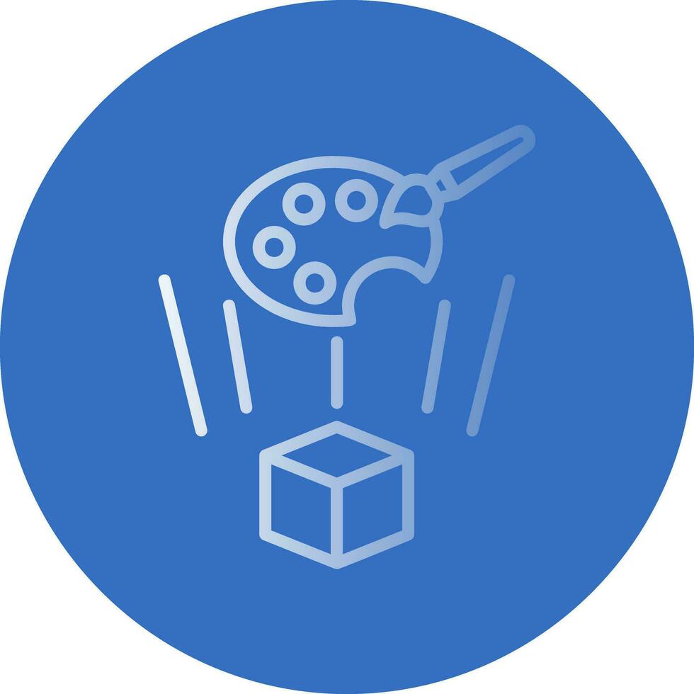 Holo-Painting Vector Icon Design
