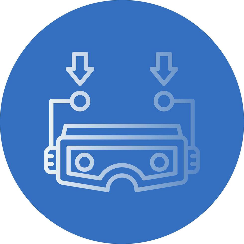 Multi-Sensory VR Vector Icon Design