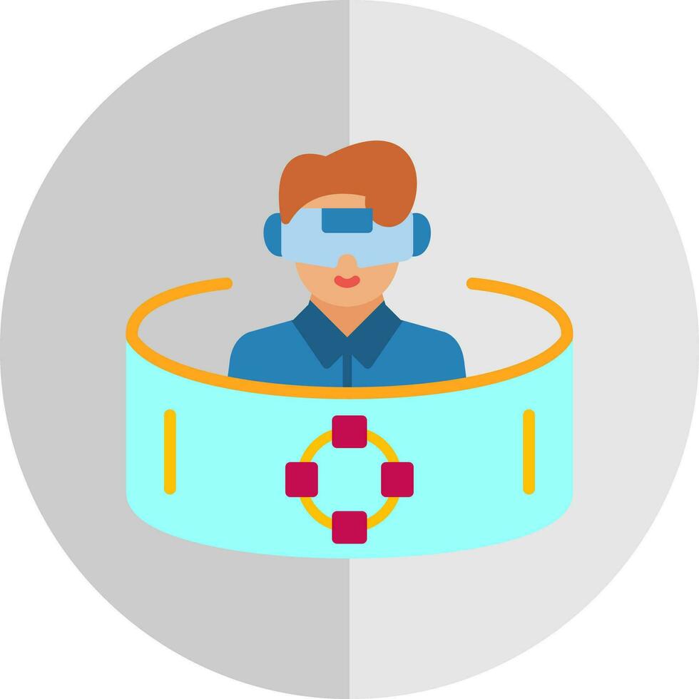 Immersive Simulation Vector Icon Design