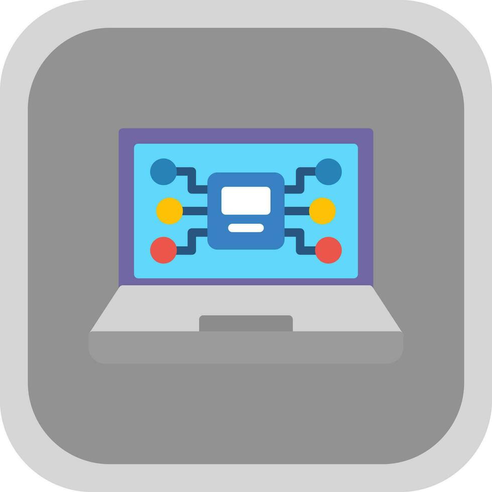 AI-Driven Mysteries Vector Icon Design