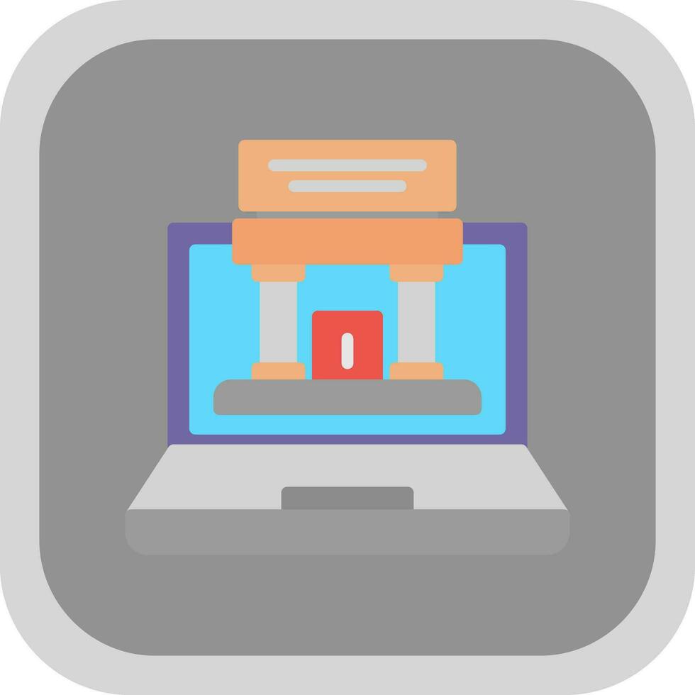 Augmented Museum Vector Icon Design
