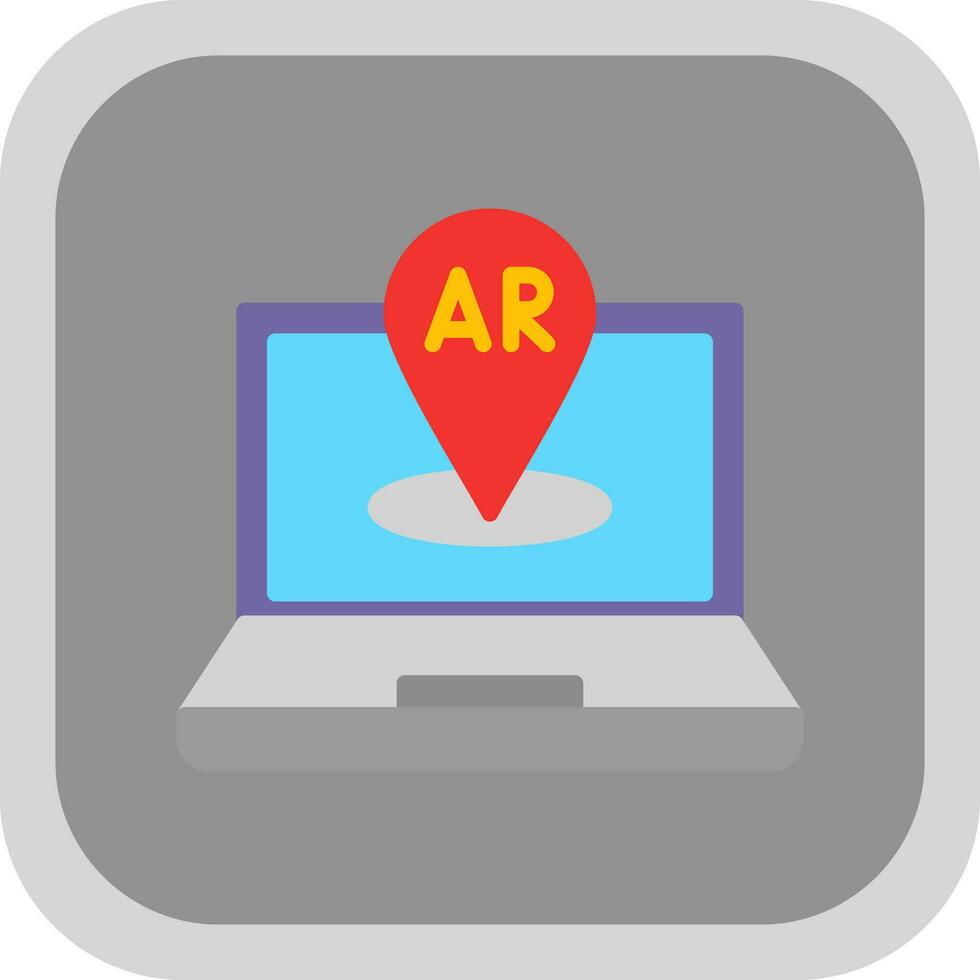 AR Navigation Vector Icon Design
