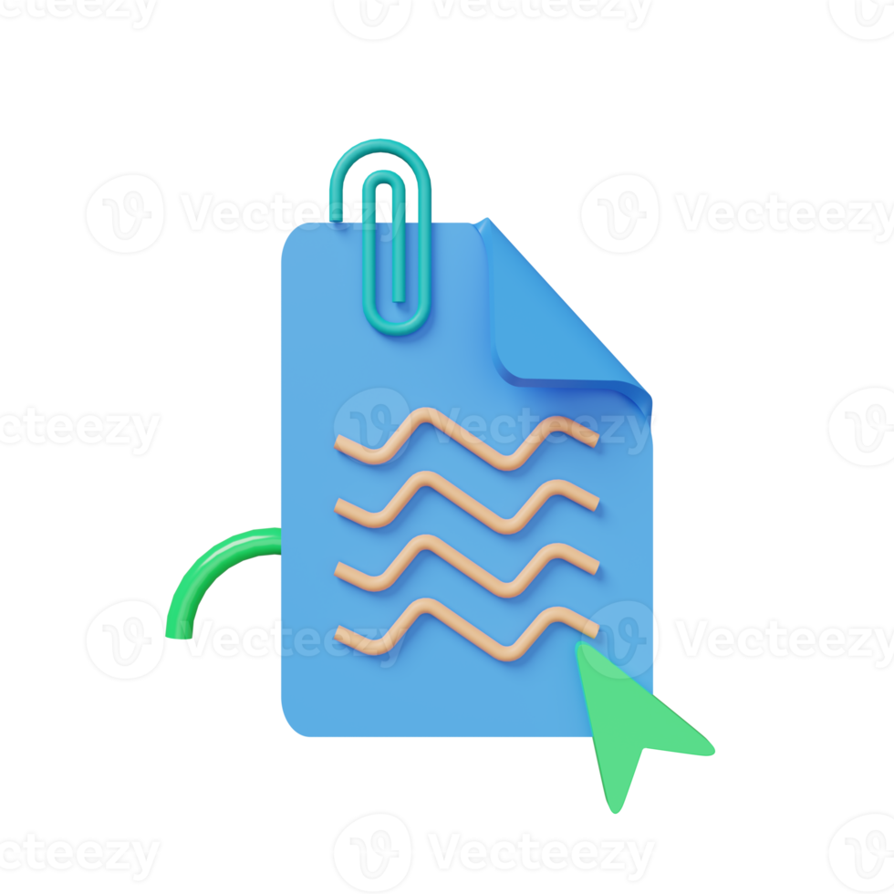 digital archive 3d  illustration png
