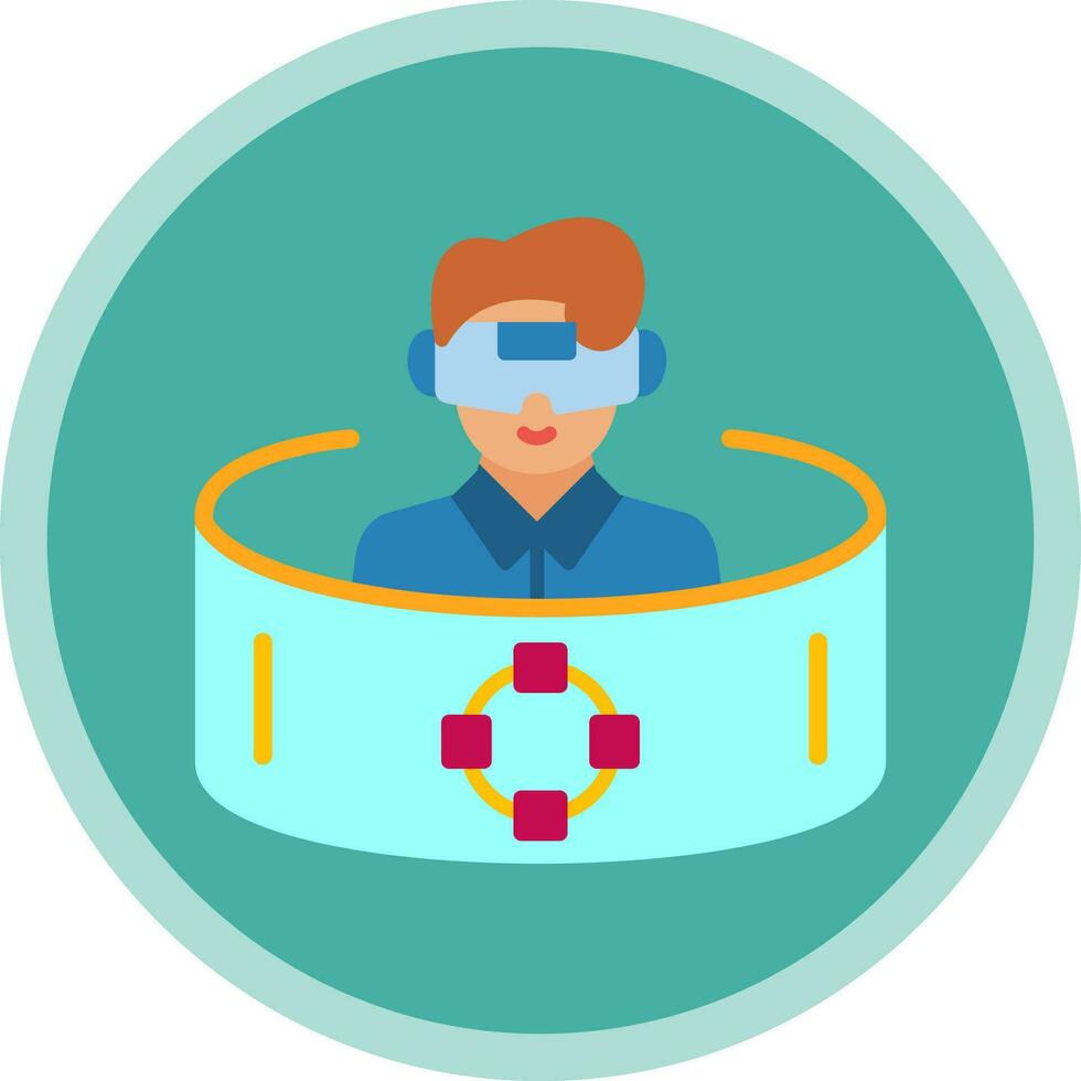 Immersive Simulation Vector Icon Design