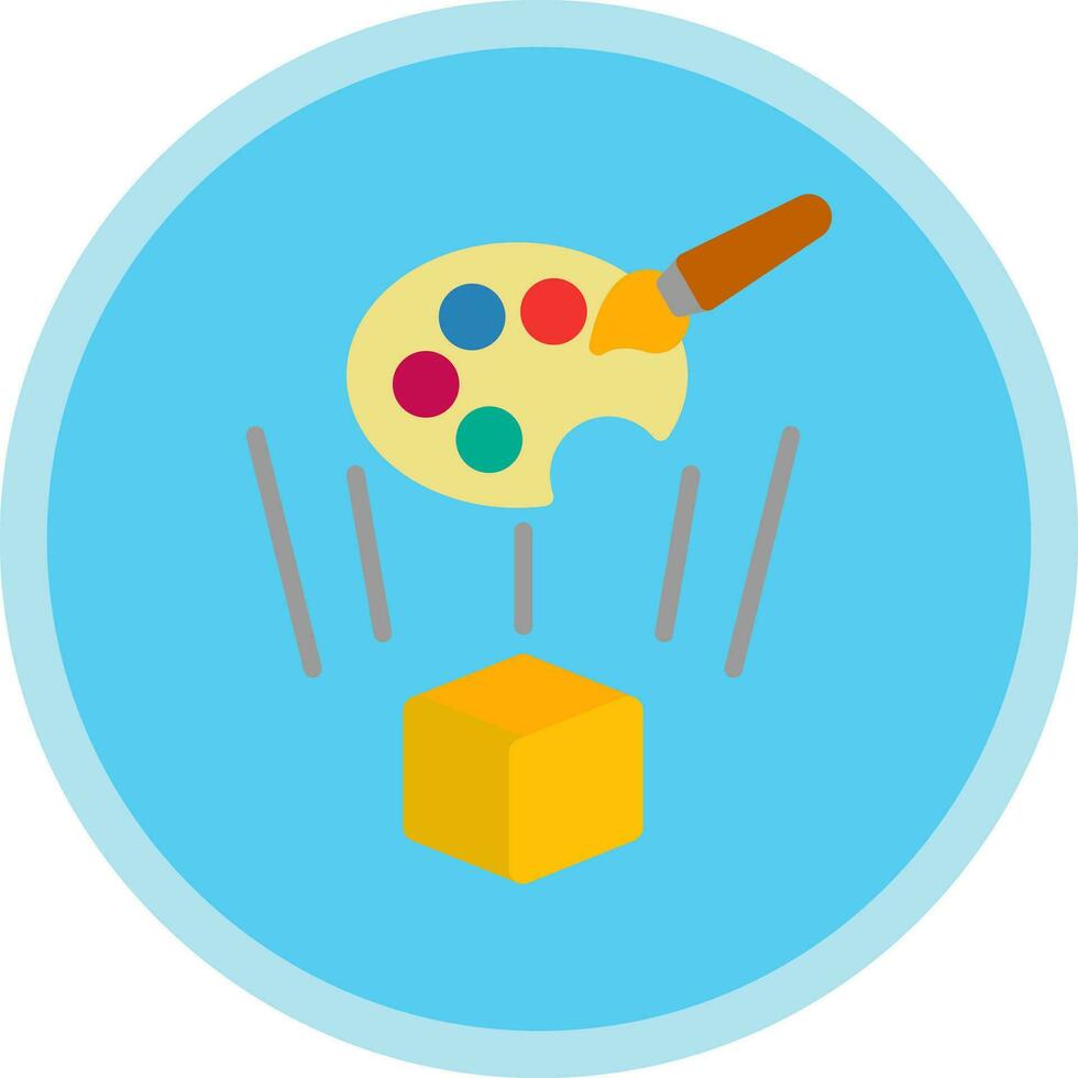 Holo-Painting Vector Icon Design