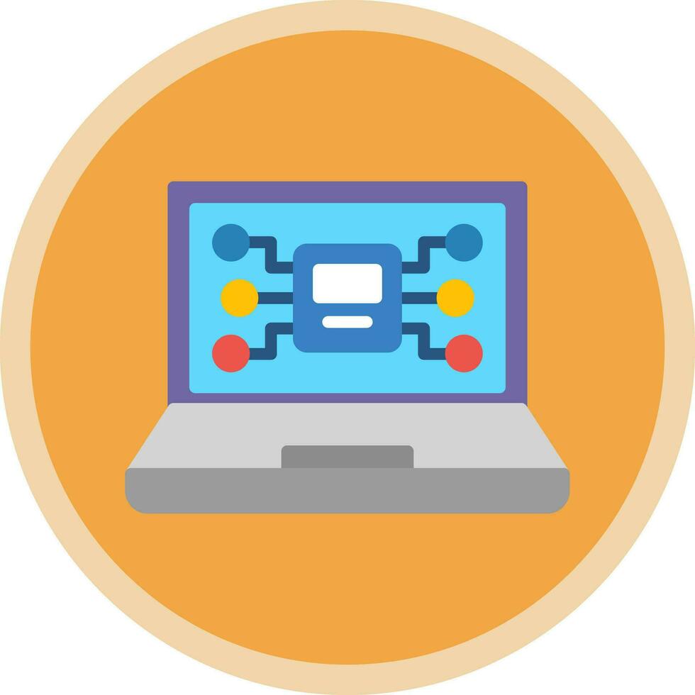 AI-Driven Mysteries Vector Icon Design