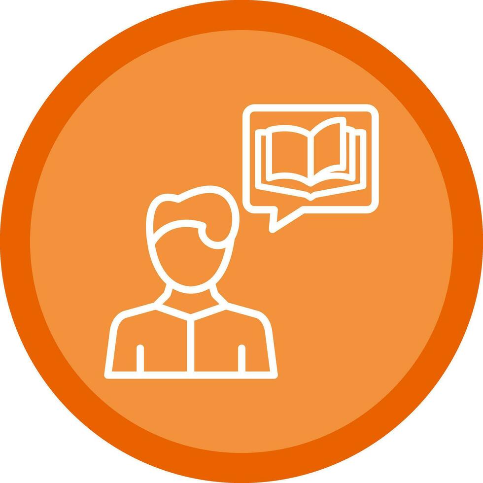 Interactive Storytelling Vector Icon Design
