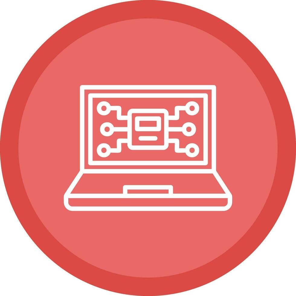 AI-Driven Mysteries Vector Icon Design