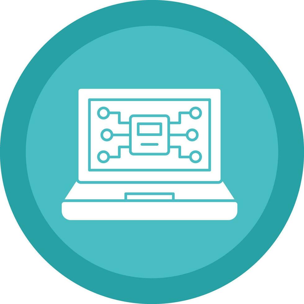 AI-Driven Mysteries Vector Icon Design