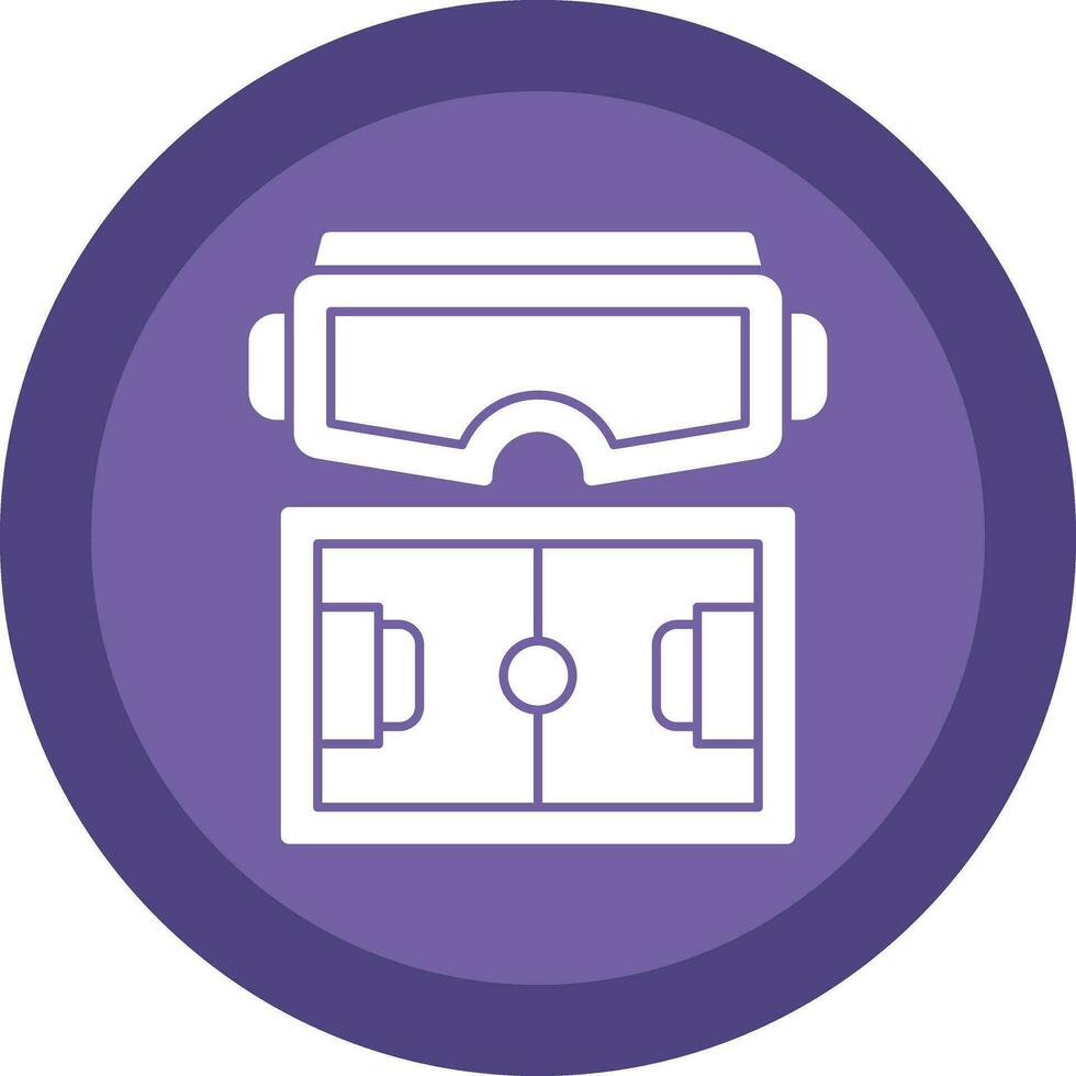 Virtual Sports Arena Vector Icon Design