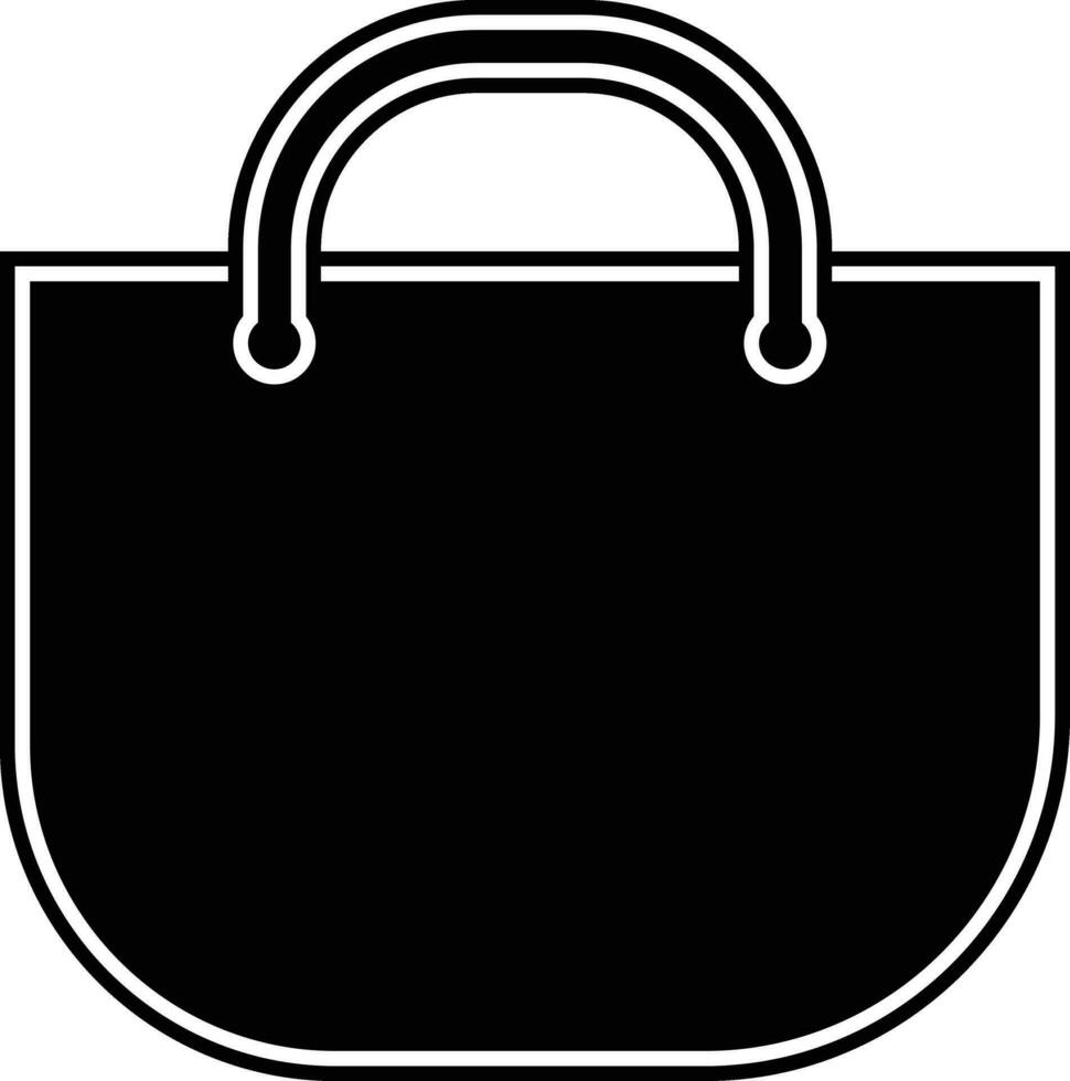 shopping bag - Vector icon