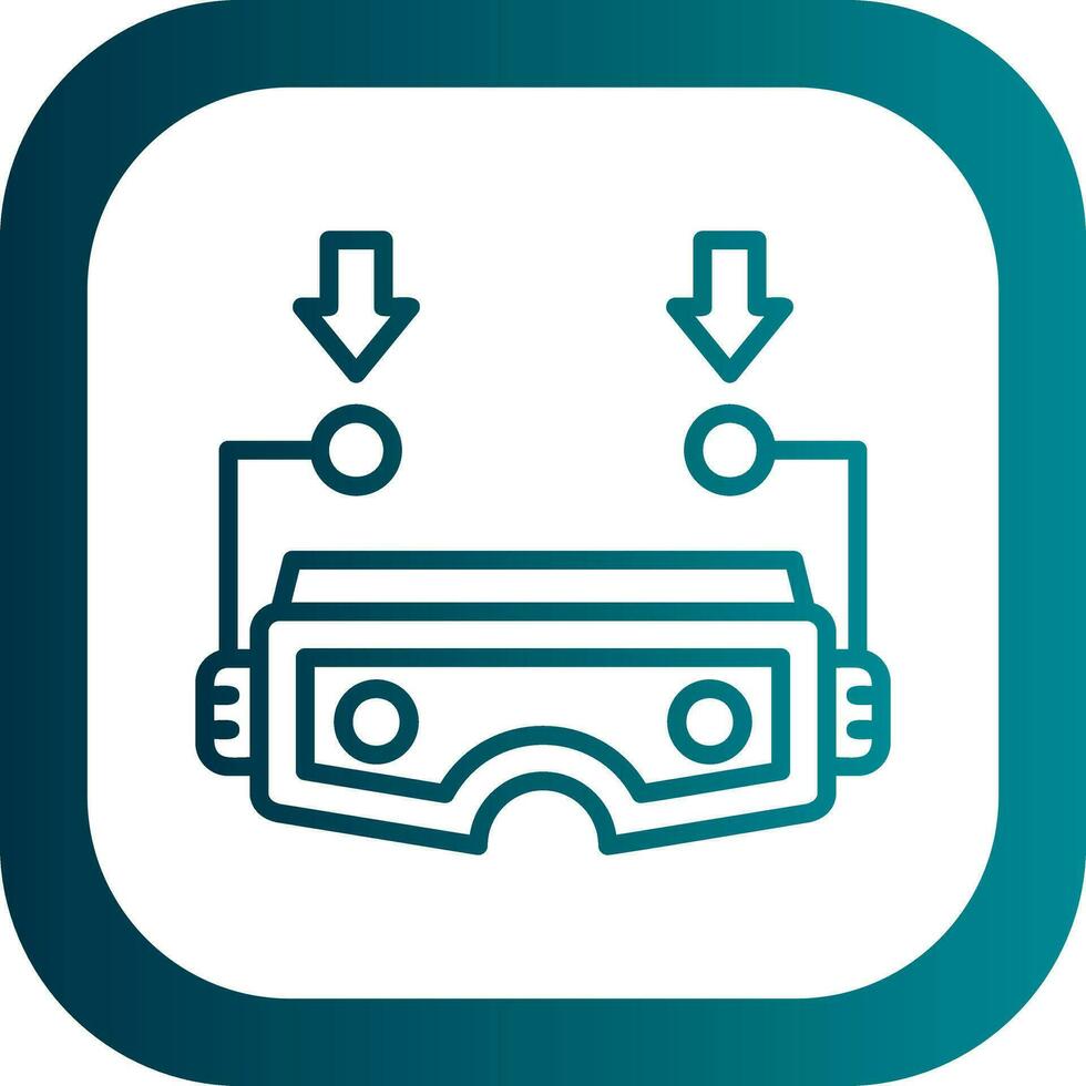 Multi-Sensory VR Vector Icon Design