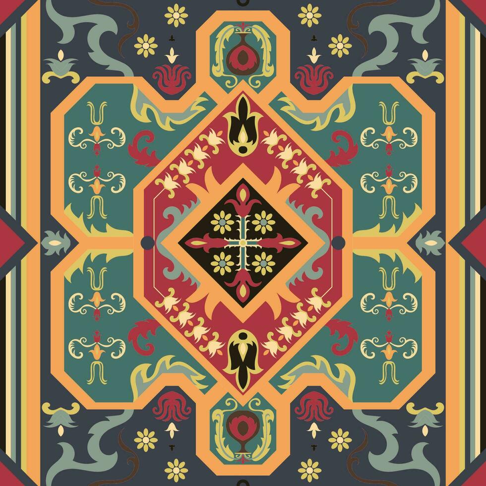 Native American Southwest, Aztec, Navajo seamless pattern. Tribal black and white geometric print. Ethnic design wallpaper, fabric, cover, textile, rug, blanket. vector
