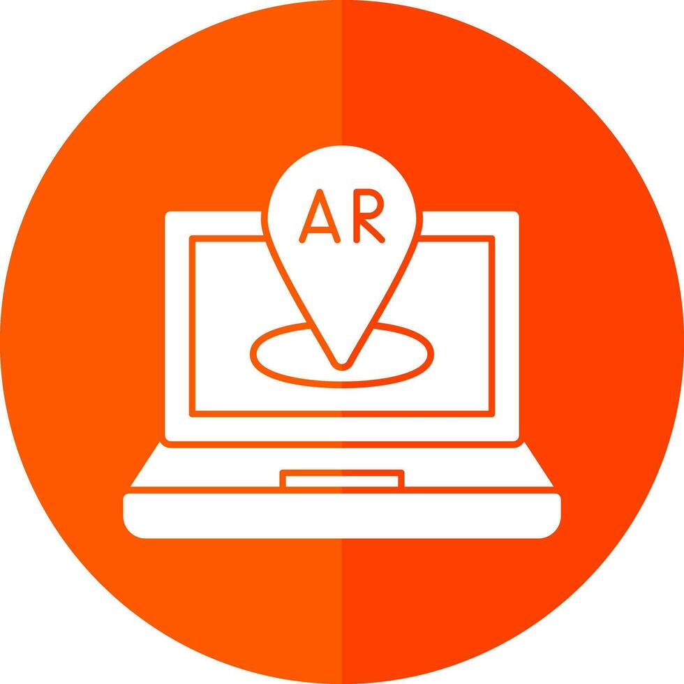 AR Navigation Vector Icon Design