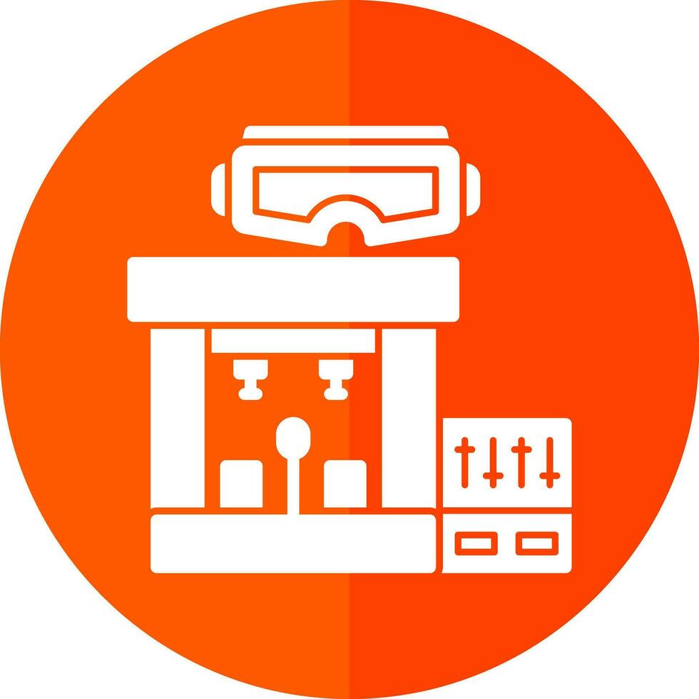 VR Music Studio Vector Icon Design