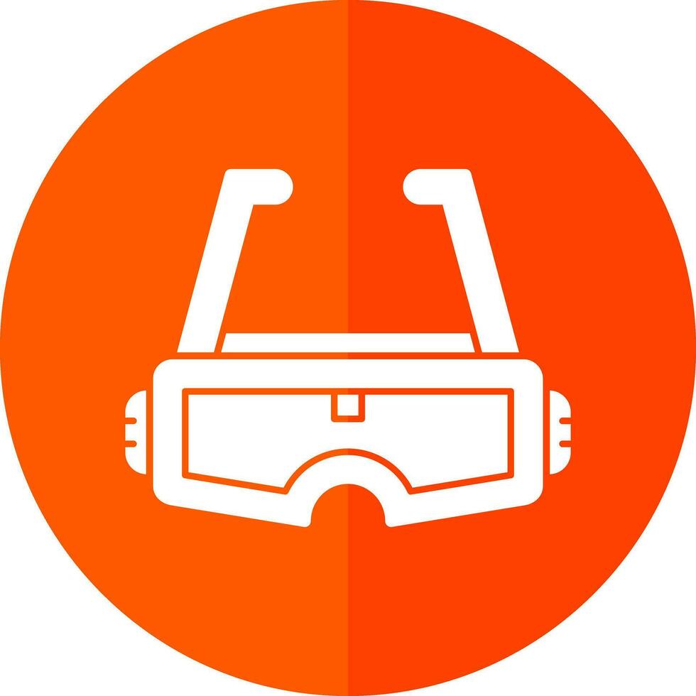 Augmented Reality Glasses Vector Icon Design