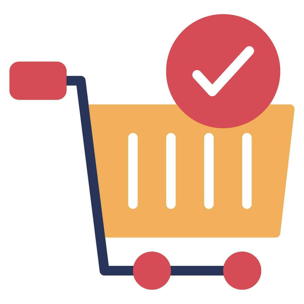 compras carro icono para uiux, web, aplicación, infografía, etc vector