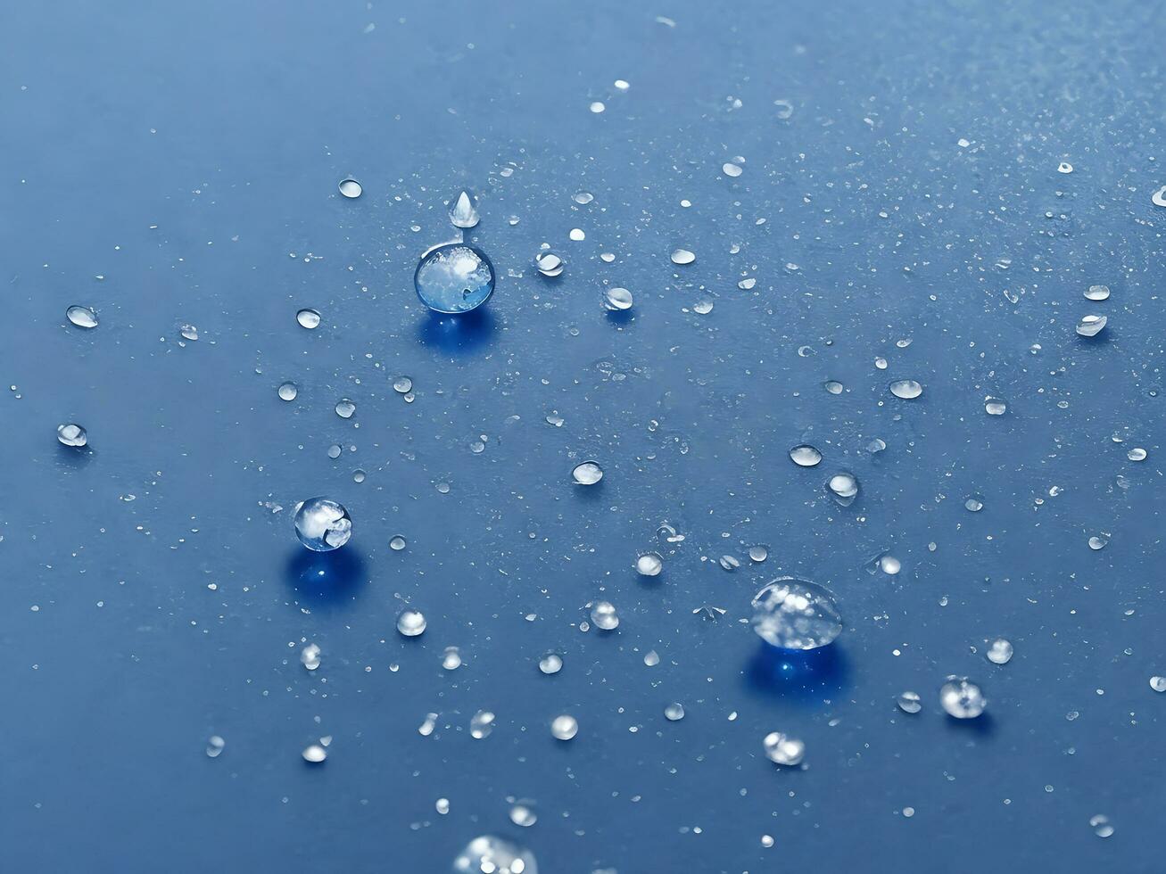 Water drops - background, ai generated photo