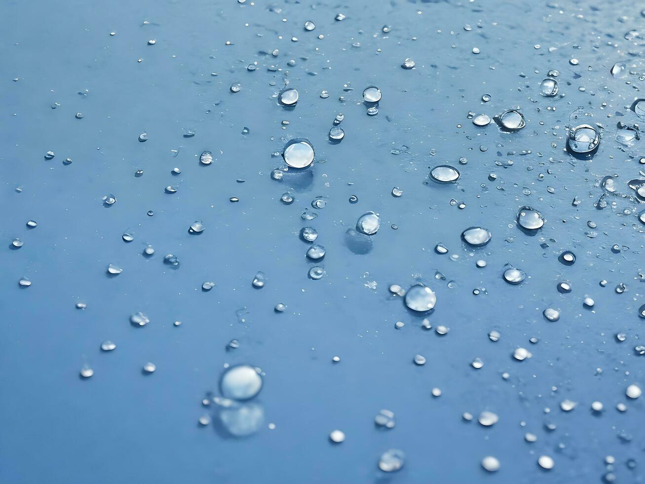 Water drops - background, ai generated photo