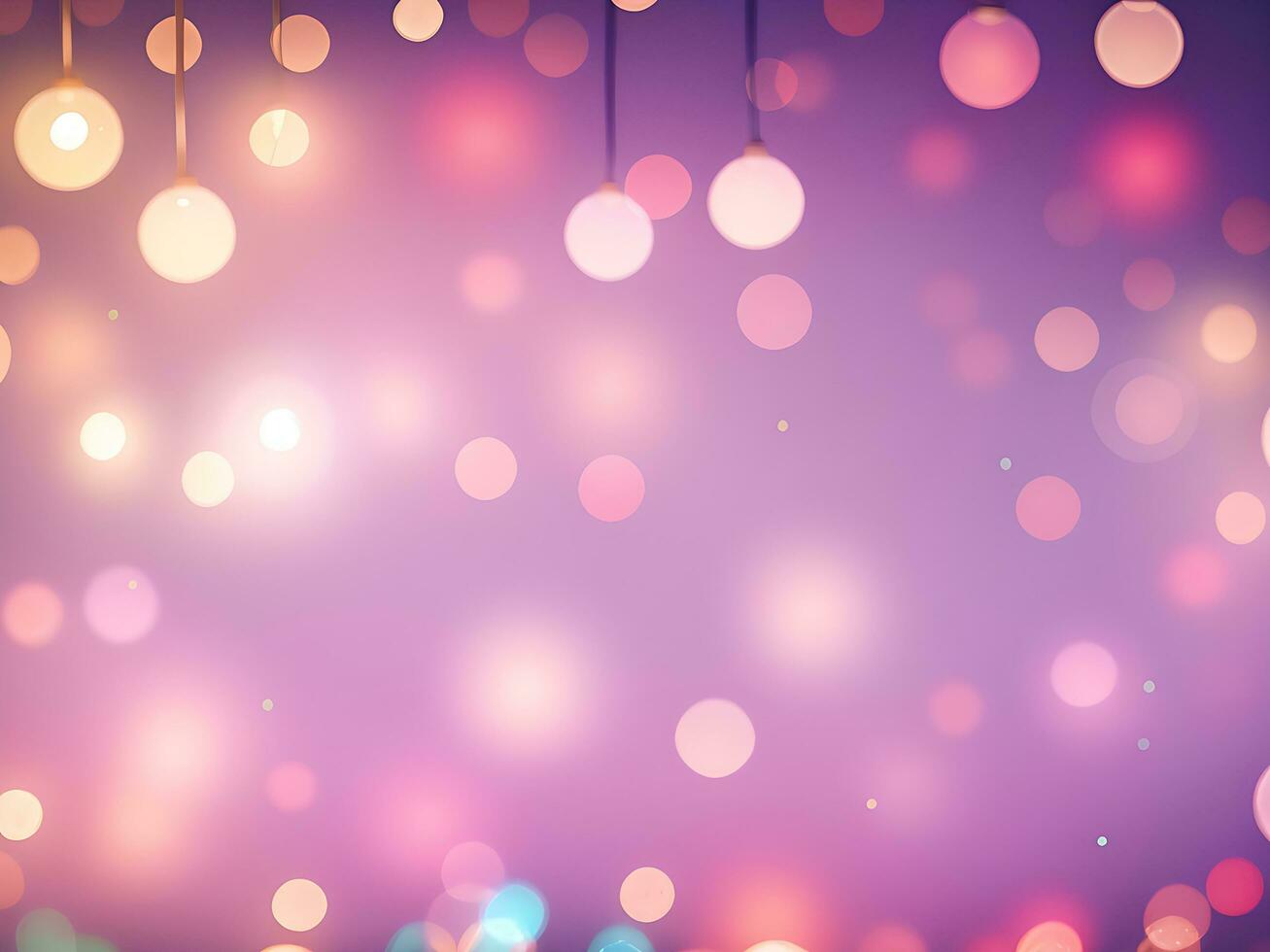 Bokeh background. Light abstract. bright light Defocused particles. ai generated photo