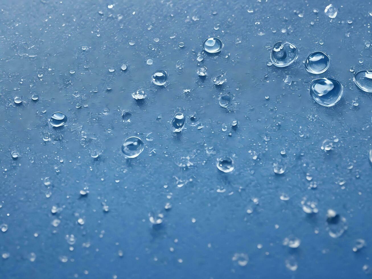 Water drops - background, ai generated photo