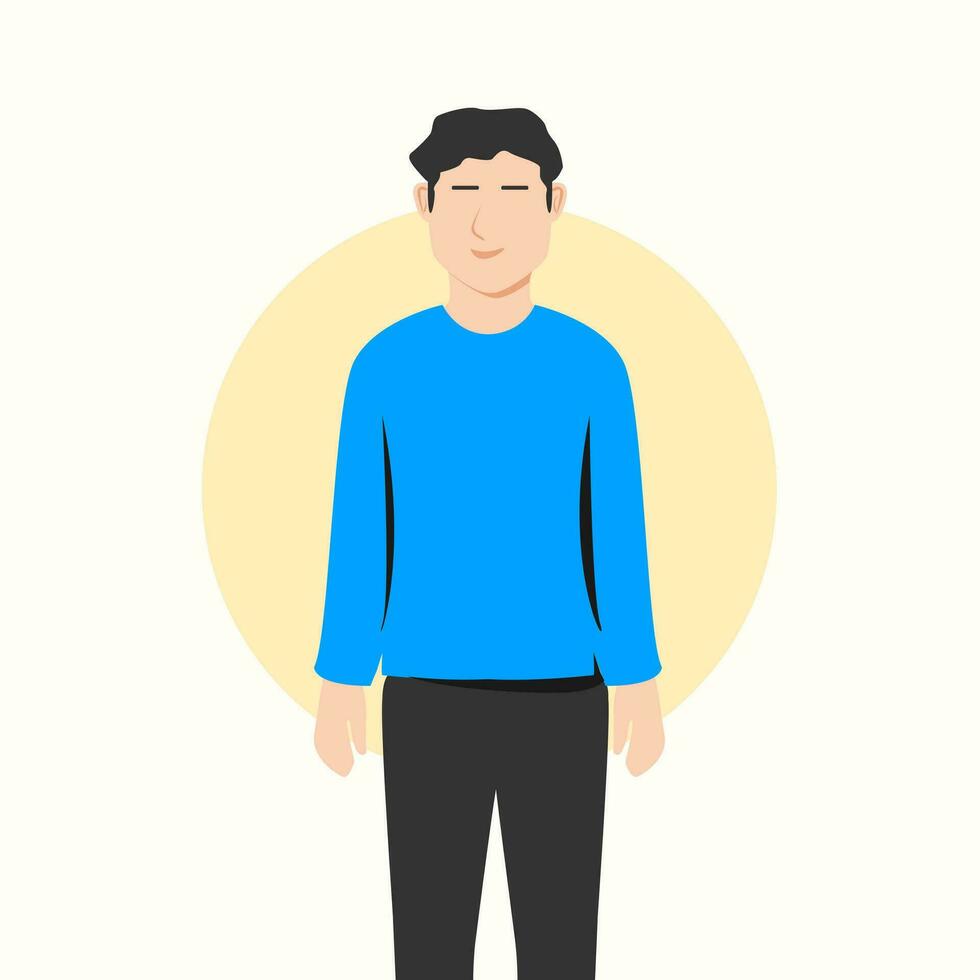 Moody Expression Stock Illustrations vector