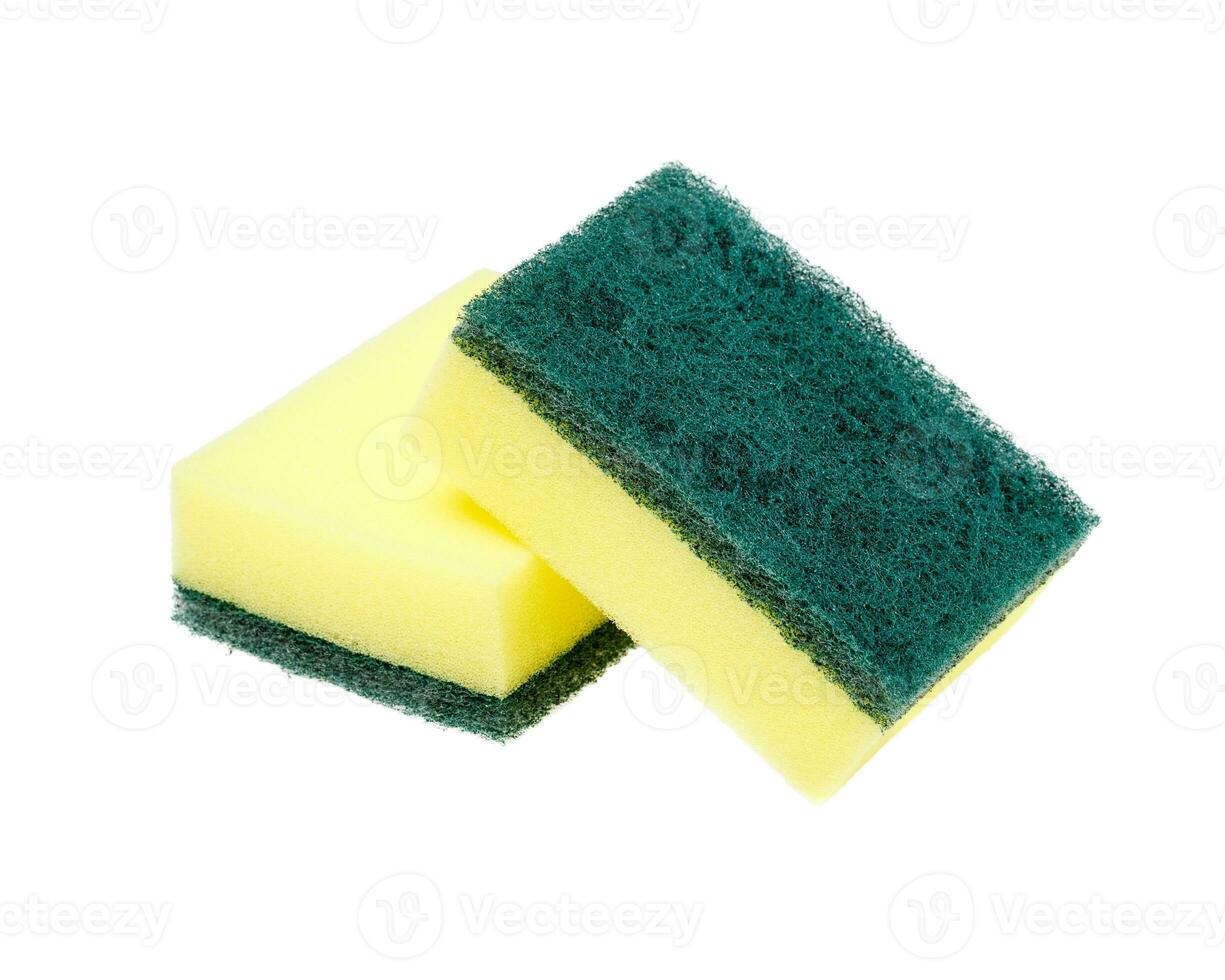Scotch Brite Isolated on white background photo