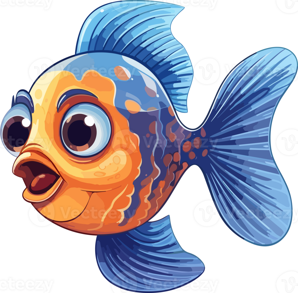 Cartoon Fish Illustration png
