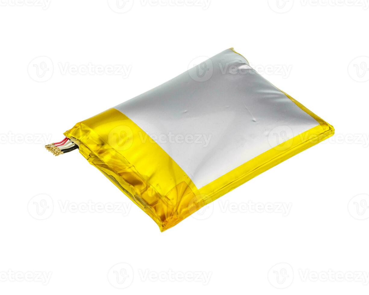 Swollen battery of smartphone or tablet that ready to explode anytime photo