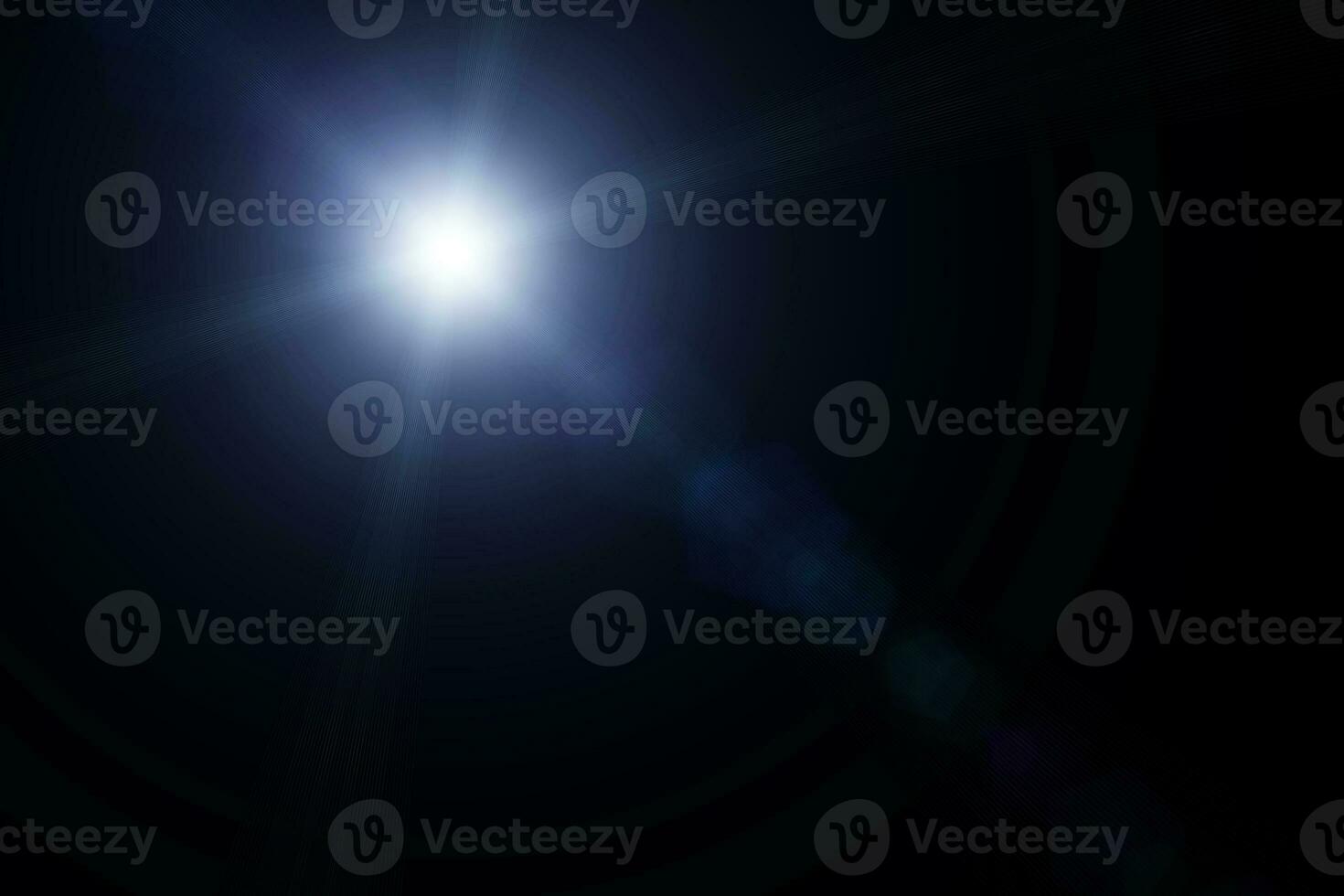 digital lens flare in black background horizontal frame warm photo