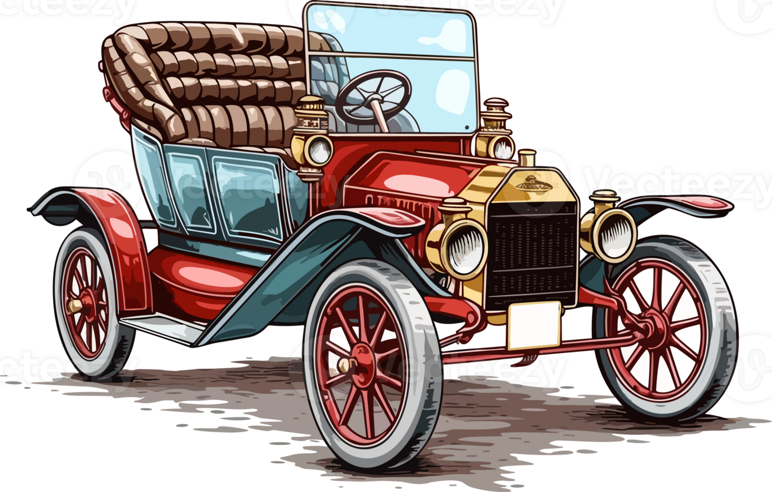 Vintage Ford Model Car, Vintage Car AI Generative png