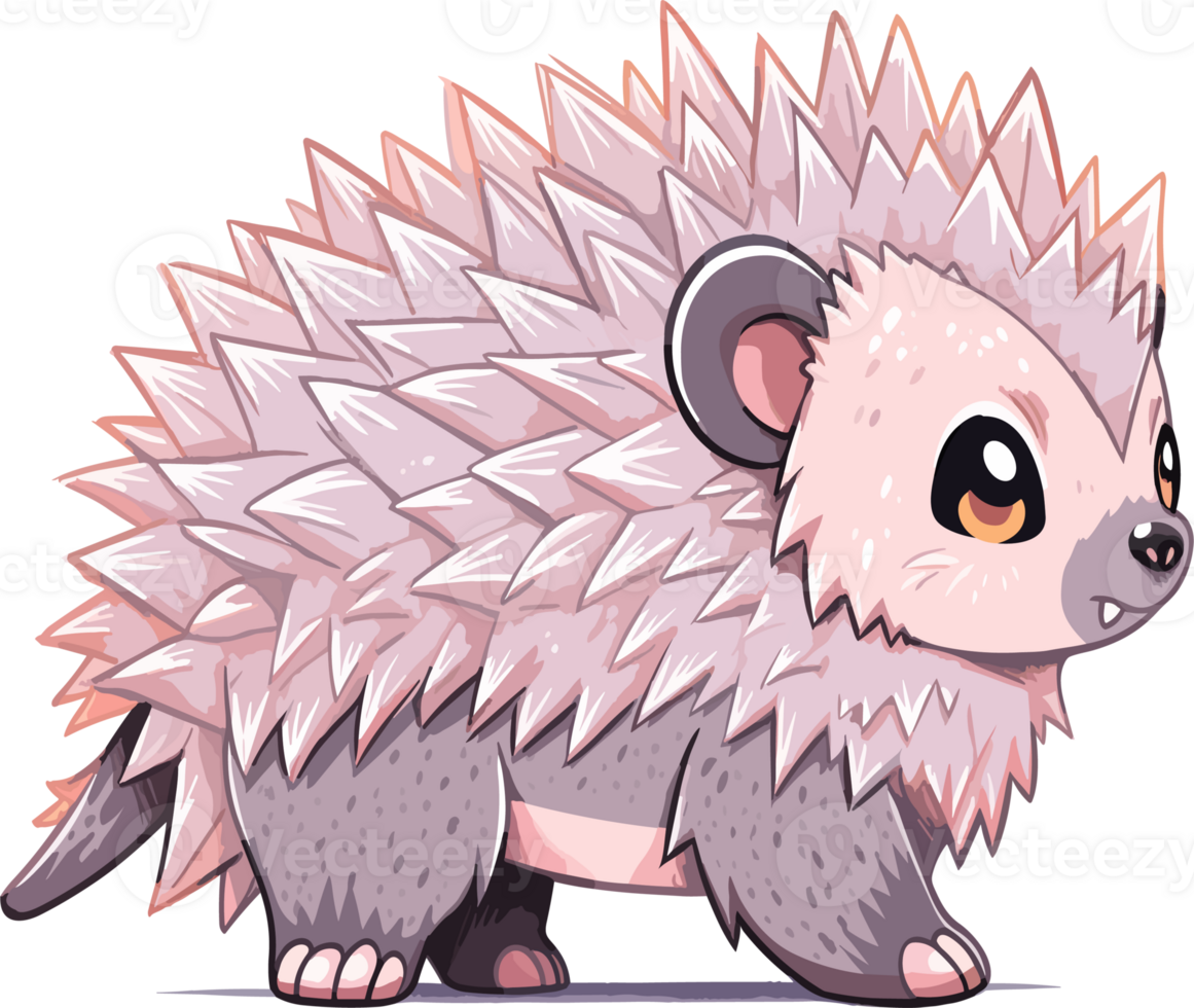 Porcupine Illustration, Animal Illustration png