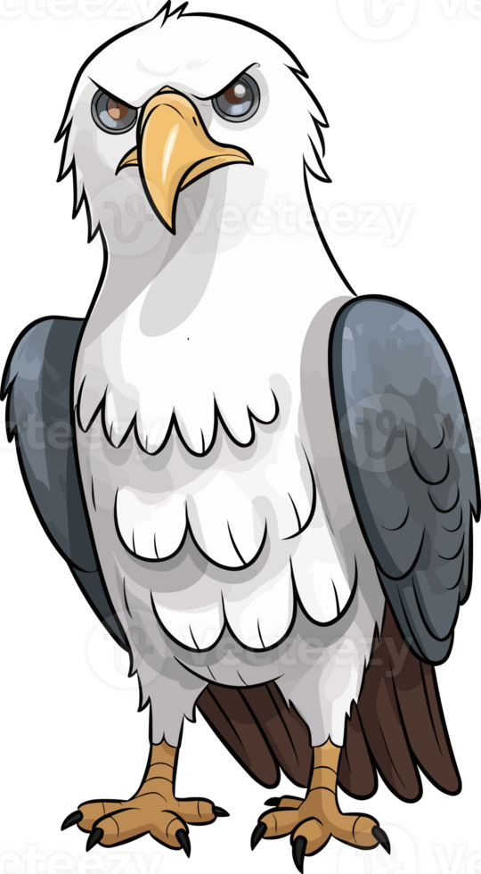 Bald Eagle Illustration AI Generative png