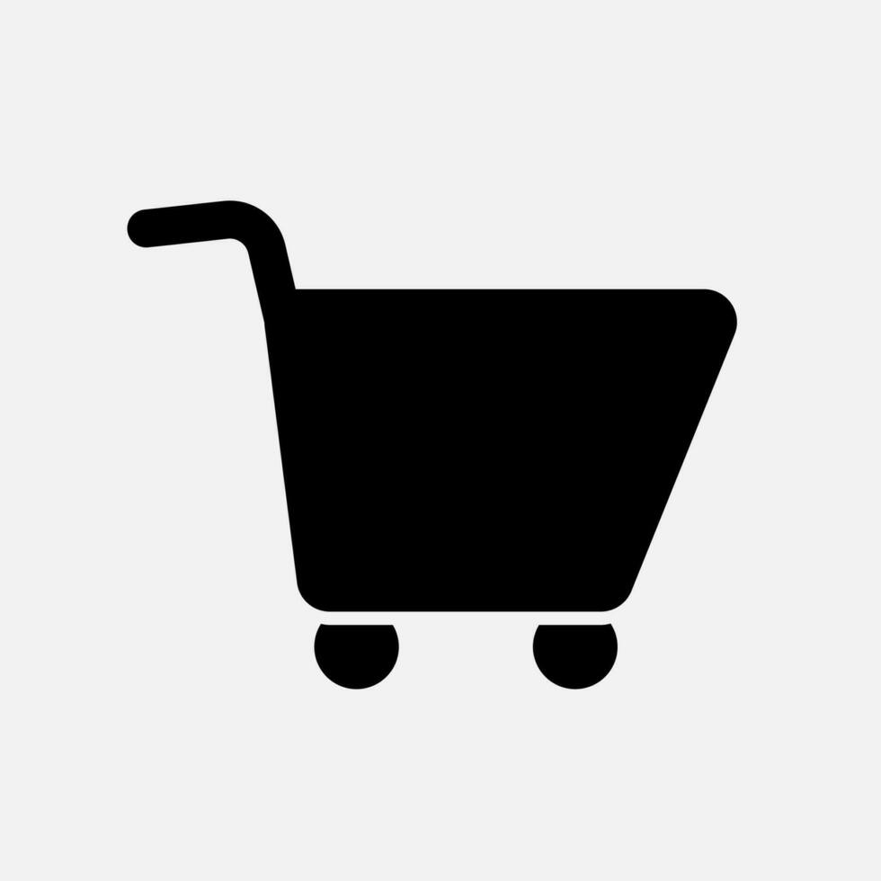 Shopping icon png vector