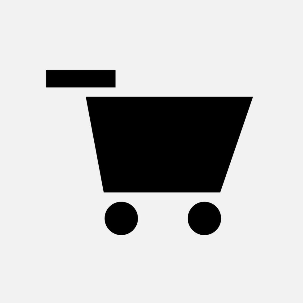 compras icono png vector