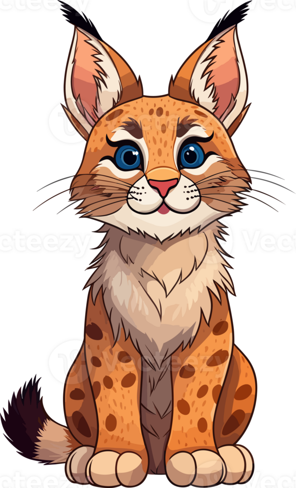 Bobcat Illustration, Animal Illustration png