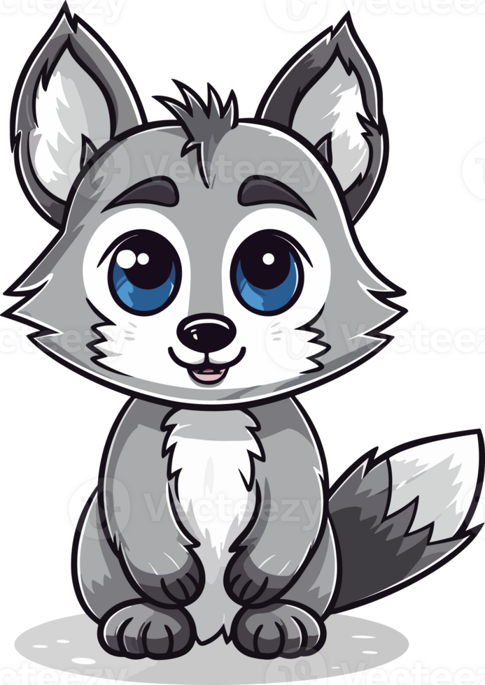 bebis racoon illustration ai generativ png